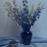 jenny-kelley_spectrum-series-delphinium-and-blueberries_20-x-16