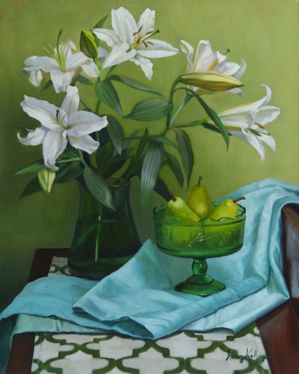 jenny-kelley_spectrum-series-lilies-and-pears_20-x-16