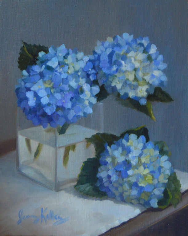 three-hydrangeas